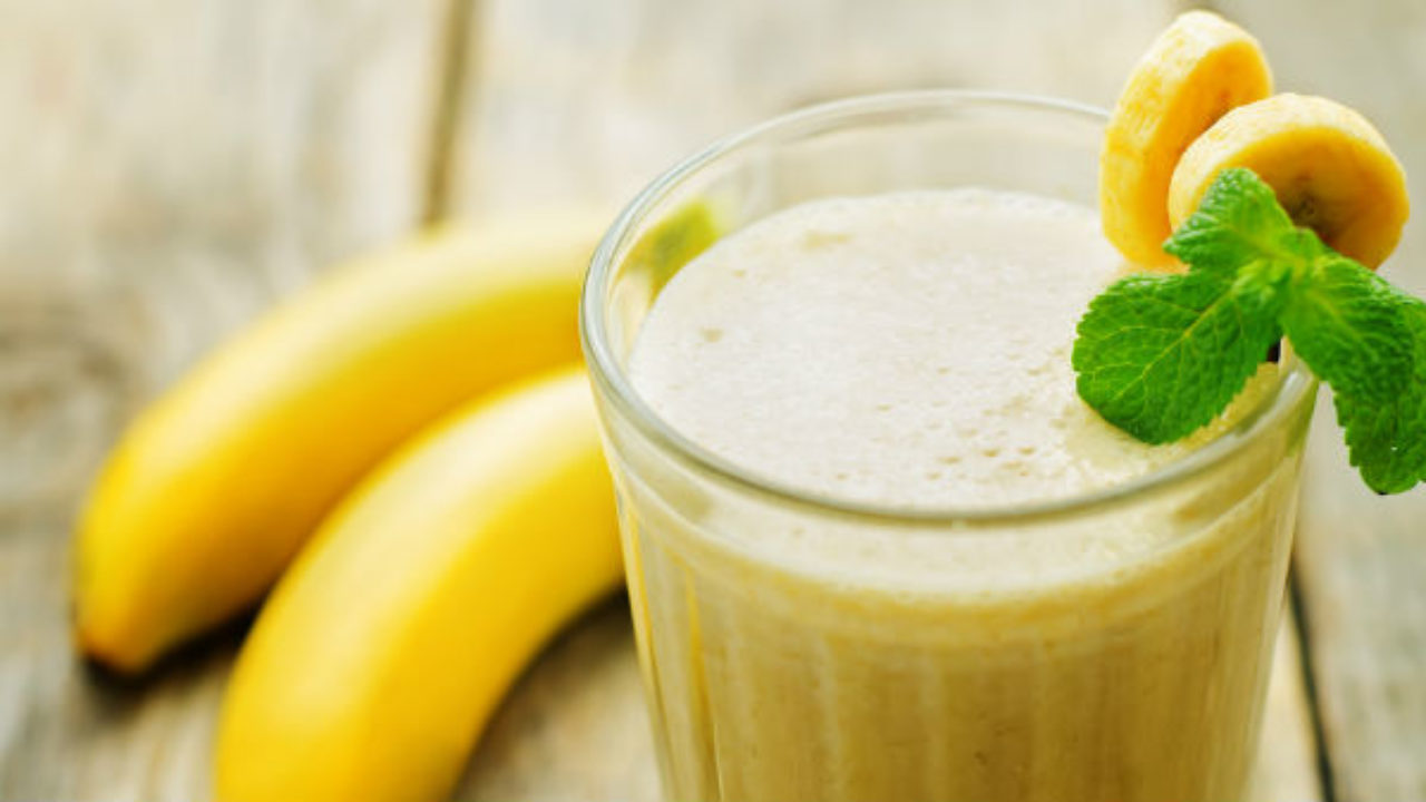 SMOOTHIE DE LARANJA COM BANANA